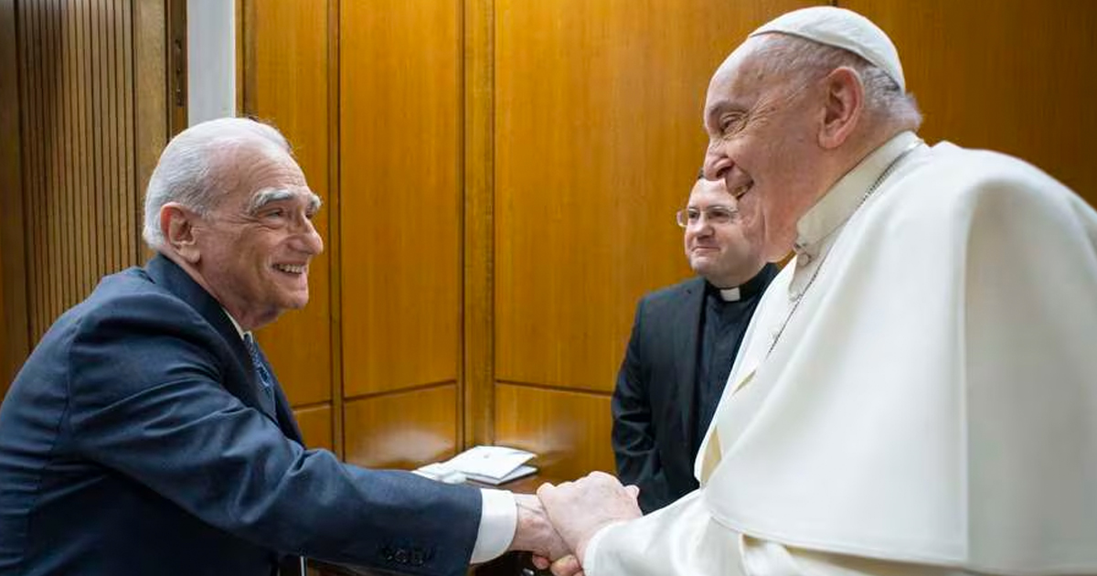 Encuentro Histórico: El Papa Francisco se Reúne con Martin Scorsese para Dialogar sobre la Película sobre la Vida de Jesús post thumbnail image