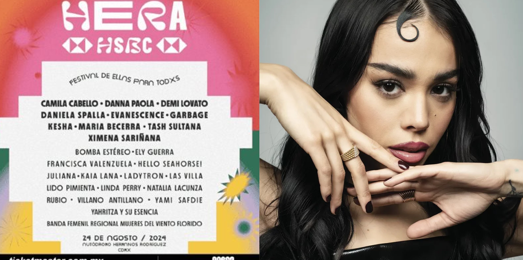 ¡Polémica! Festival Hera anuncia a Danna como Danna Paola, así reaccionó la cantante post thumbnail image