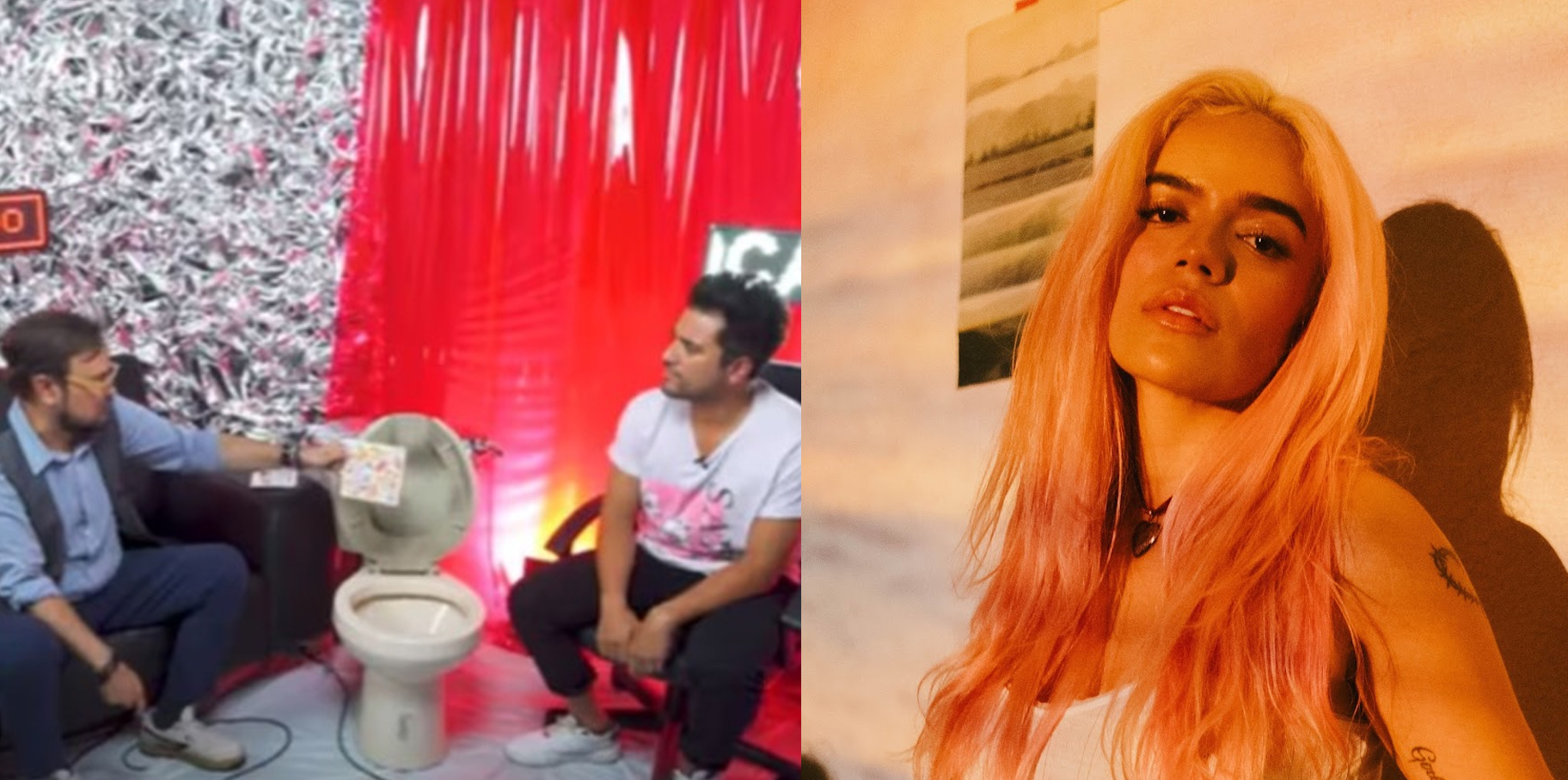 Aleks Syntek genera polémica al tirar al inodoro disco de Karol G en podcast post thumbnail image