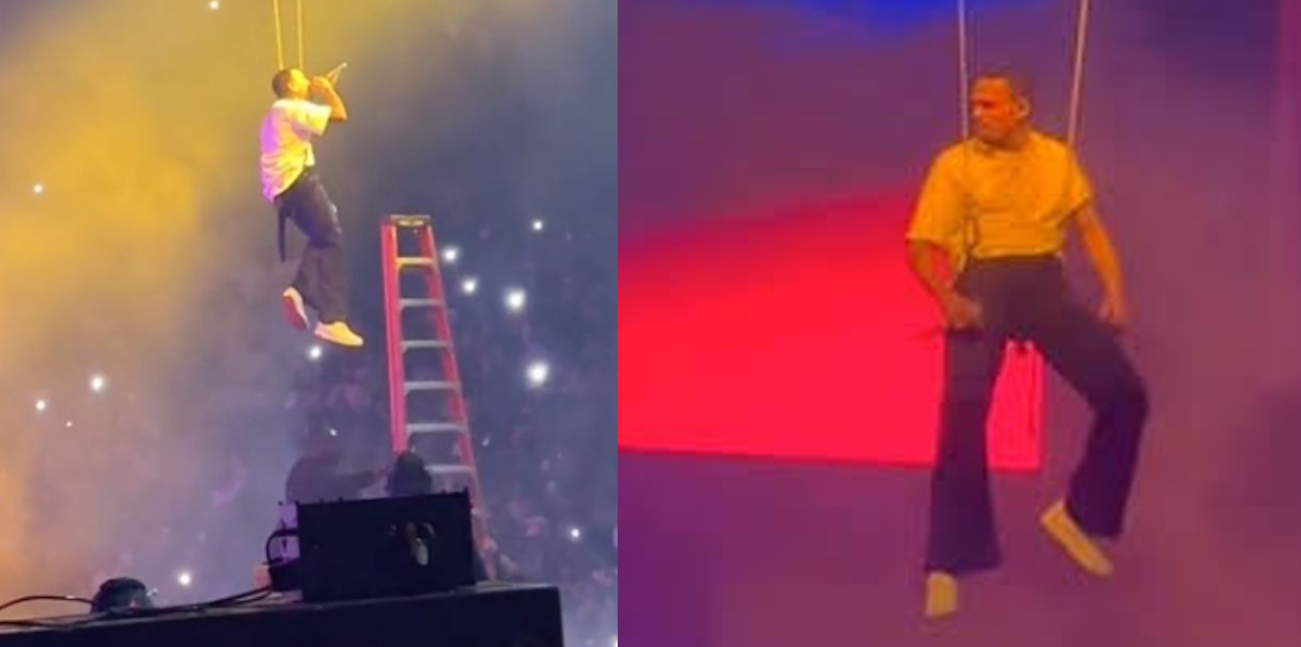 Chris Brown queda colgado en pleno concierto y genera controversia por su reacción post thumbnail image
