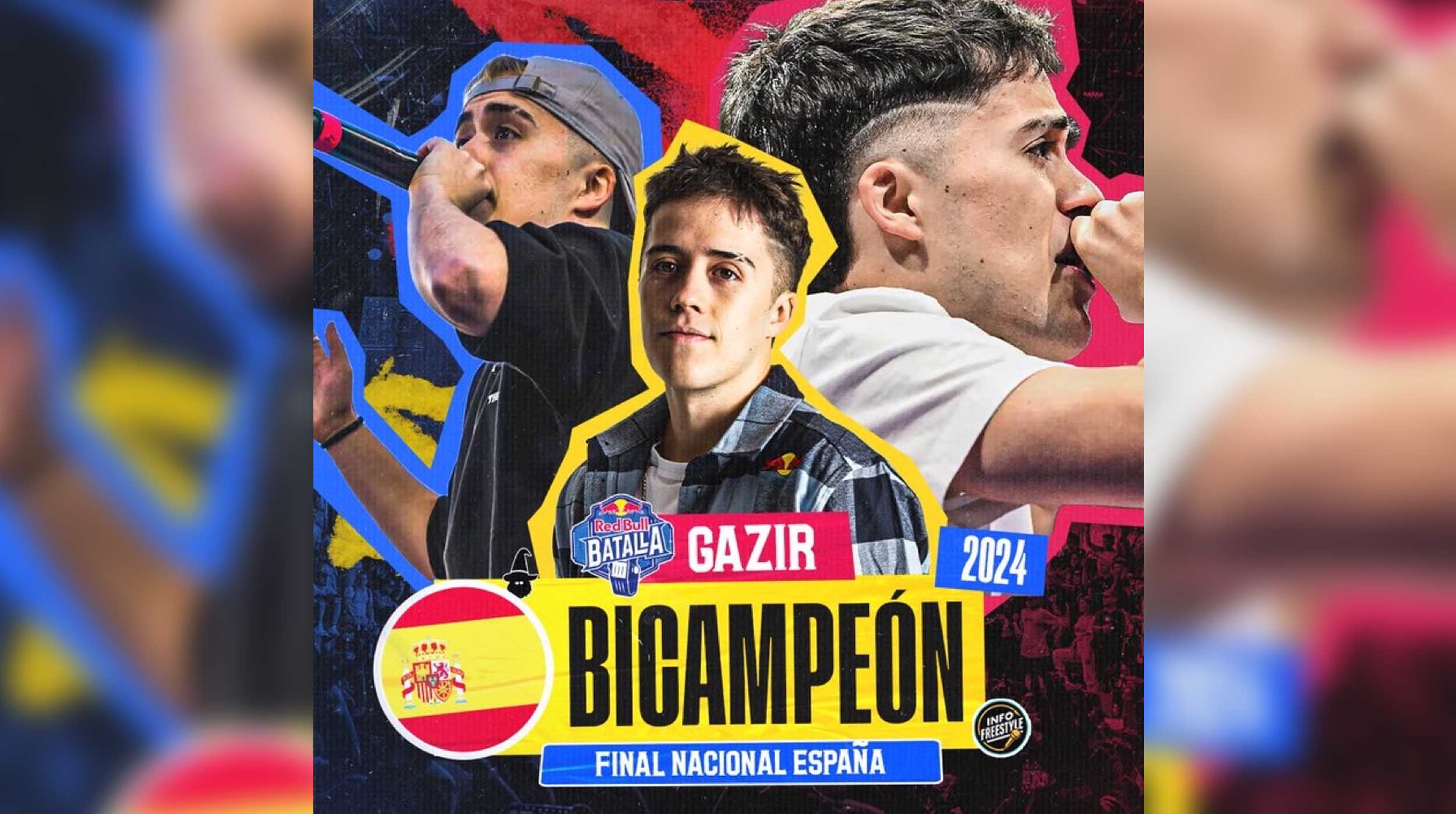 Gazir se corona bicampeón de la Red Bull Batalla España 2024 y asegura su lugar en la Final Internacional post thumbnail image