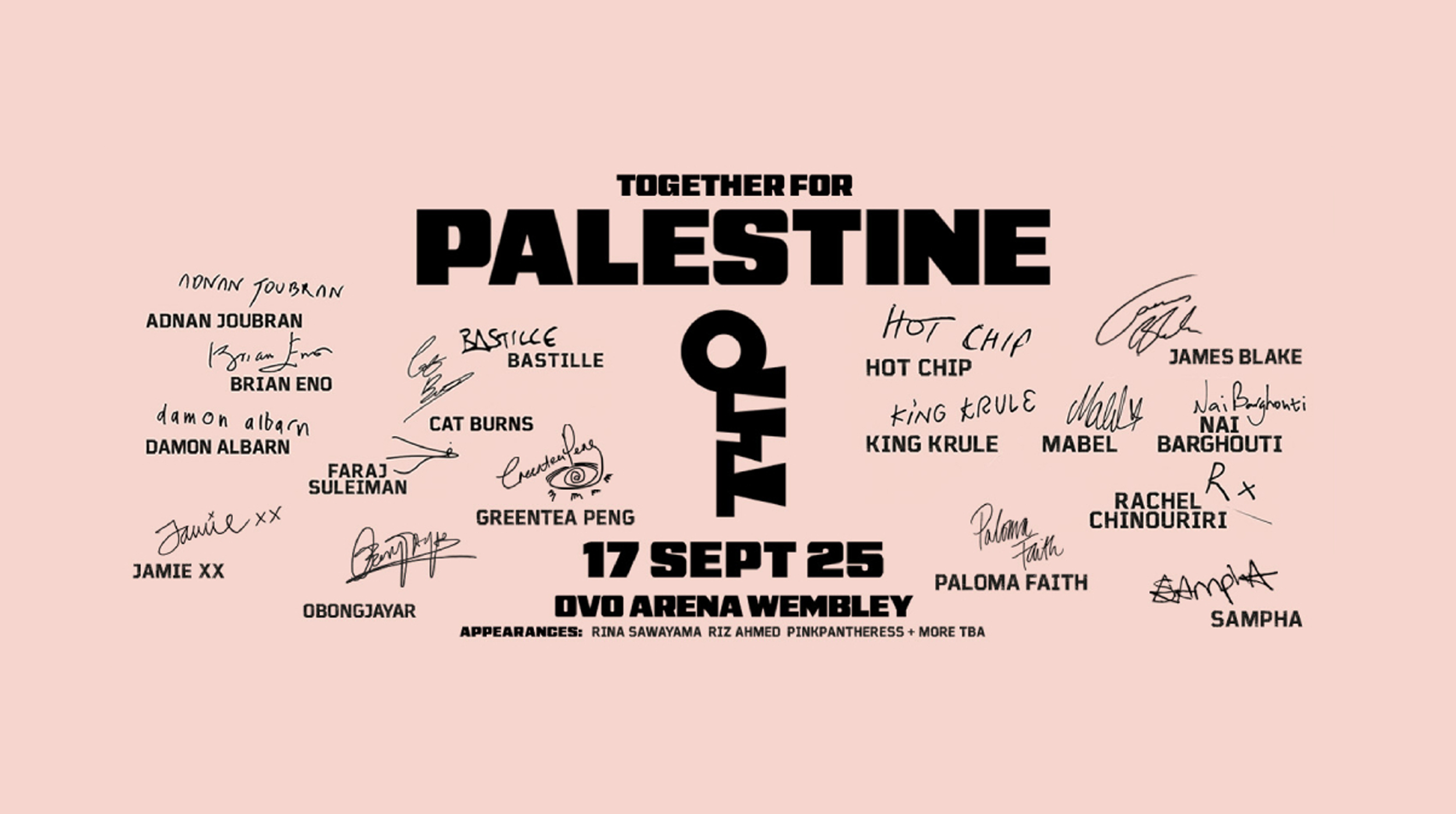 Brian Eno y Damon Albarn encabezan concierto benéfico Together for Palestine en Londres post thumbnail image