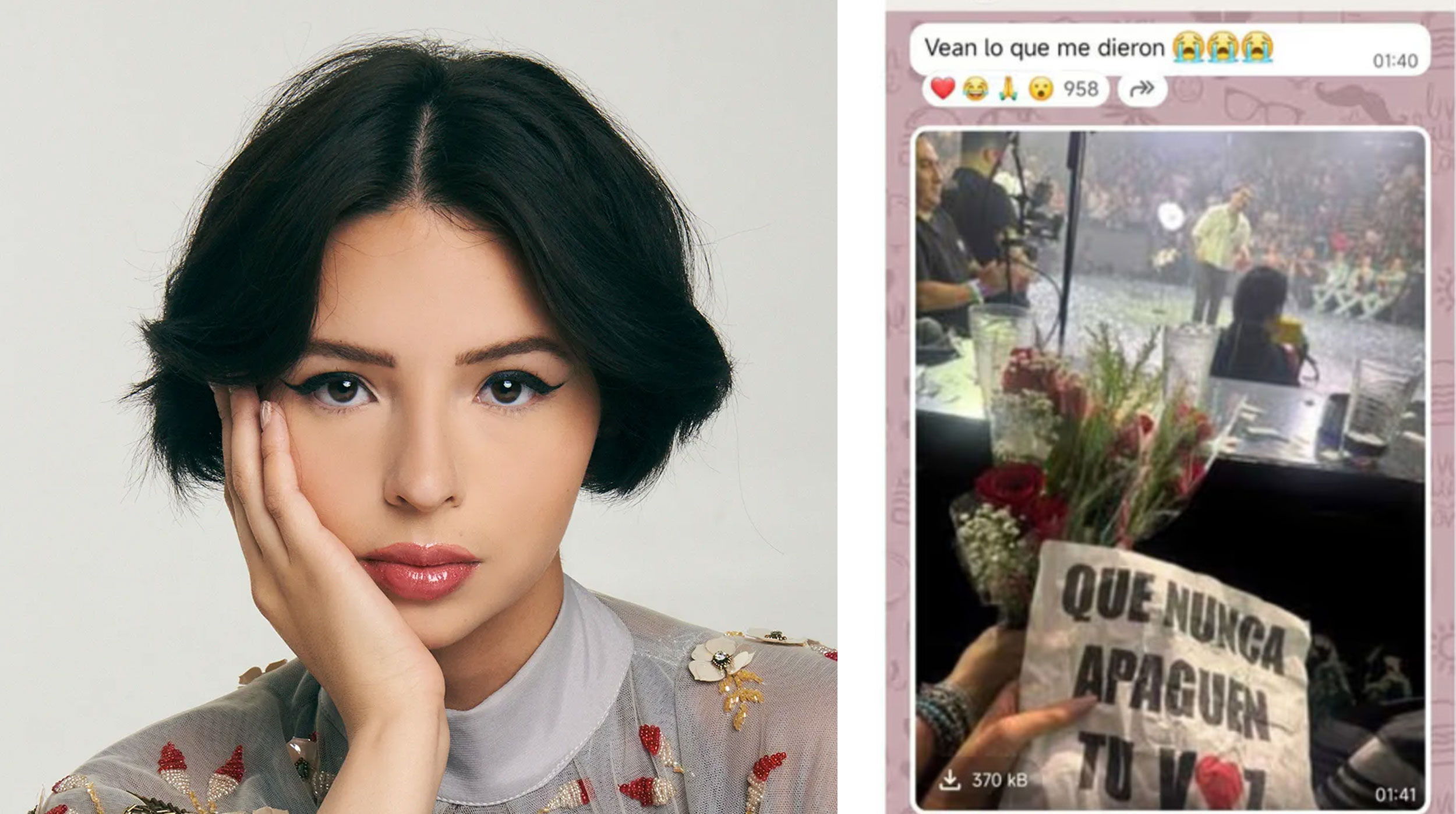 Ángela Aguilar envía críptico mensaje vía WhatsApp en medio de la disputa legal entre Nodal y Cazzu post thumbnail image
