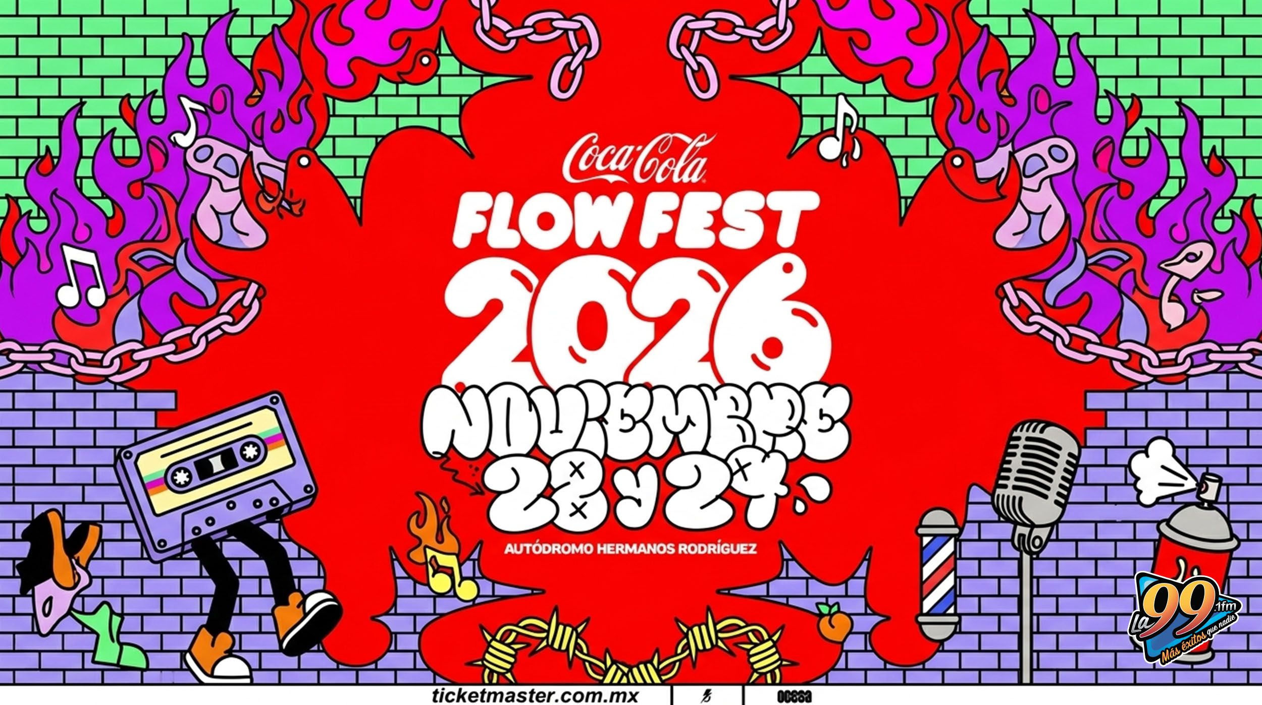 El Flow Fest 2026 explota con un cartel histórico encabezado por Anuel AA, Ozuna y Grupo Frontera post thumbnail image