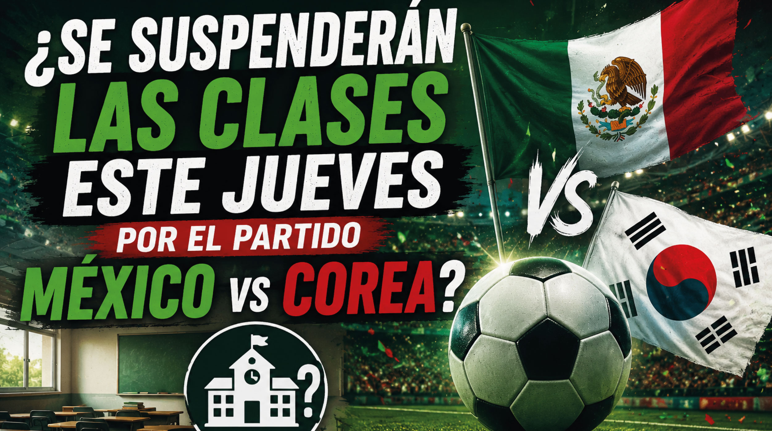 ¿Se suspenden las clases este 18 de junio por el partido México vs. Corea del Sur? post thumbnail image