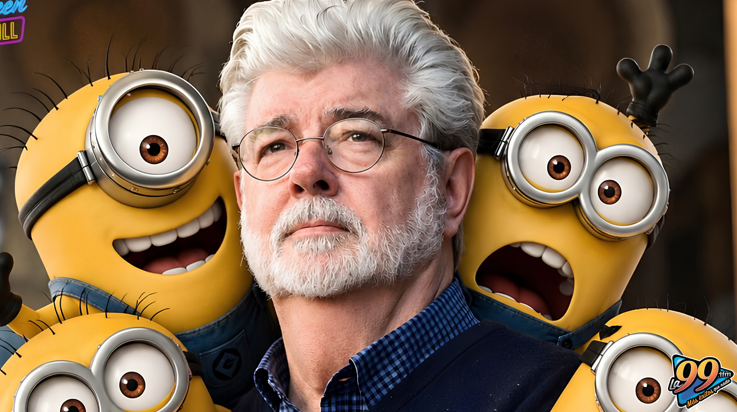 ¿De una galaxia muy lejana al mundo de Gru? George Lucas se une a los Minions post thumbnail image
